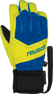 Reusch Torby R-TEX® XT Junior 6061210 4002 black blue yellow front